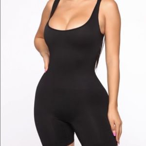 Stay Snatched Shapewear Bodysuit-Black-S/M